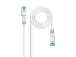 Cable de Red Nanocable Rj45 Lszh Cat.7 600Mhz Sftp Awg26 30 Cm Blanco N/A