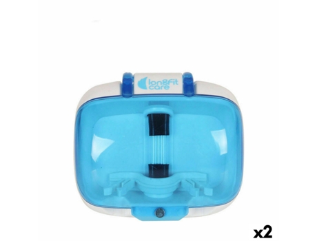 Esterilizador UV LONGFIT CARE Cepillo de Dientes 15 x 23 x 6 cm (2 Unidades)