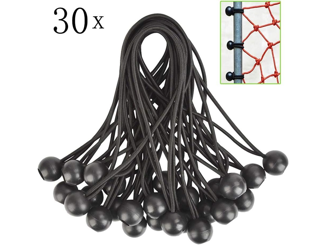 Cuerdas elásticas versátiles para actividades al aire libre, lona elástica resistente con gran elasticidad y durabilidad para acampar y asegurar objetos.