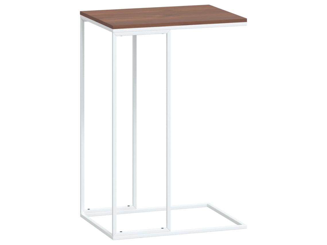 Mesa Auxiliar 40x30x59 Cm Derivados de Madera Blanco MAISON EXCLUSIVE