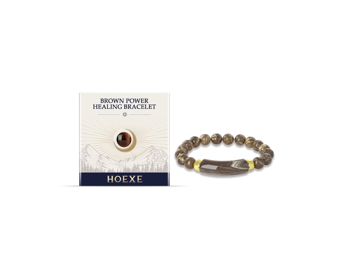 Pulsera de sanación Brown Power