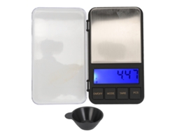 Balanza Digital De Bolsillo De 500 G/0,01 G Con Pantalla Lcd Iluminada Y Función De Tara Para Joyería Y Uso En La Cocina.