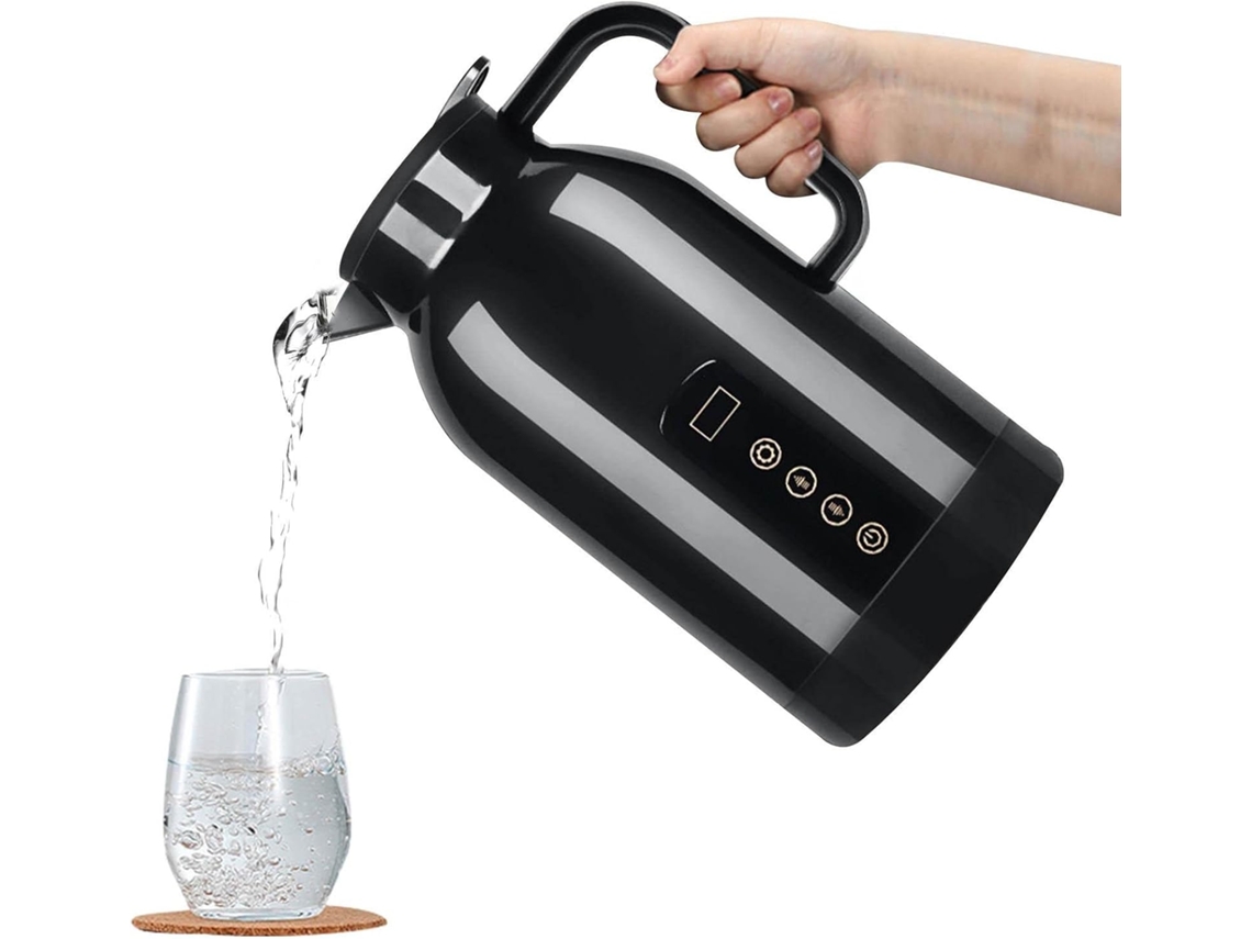 Para Viajes En Coche: Taza Térmica Resistente Al Calor, 1150 Ml, 12v/24v, Acero Inoxidable.