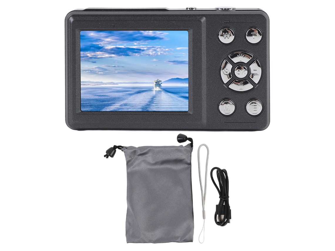 Cámara Digital Retro 4k De 64 Mp Con Zoom De 18x, Pantalla De 2,4 Pulgadas Y Batería De 1200 Mah, Ideal Para Viajes.