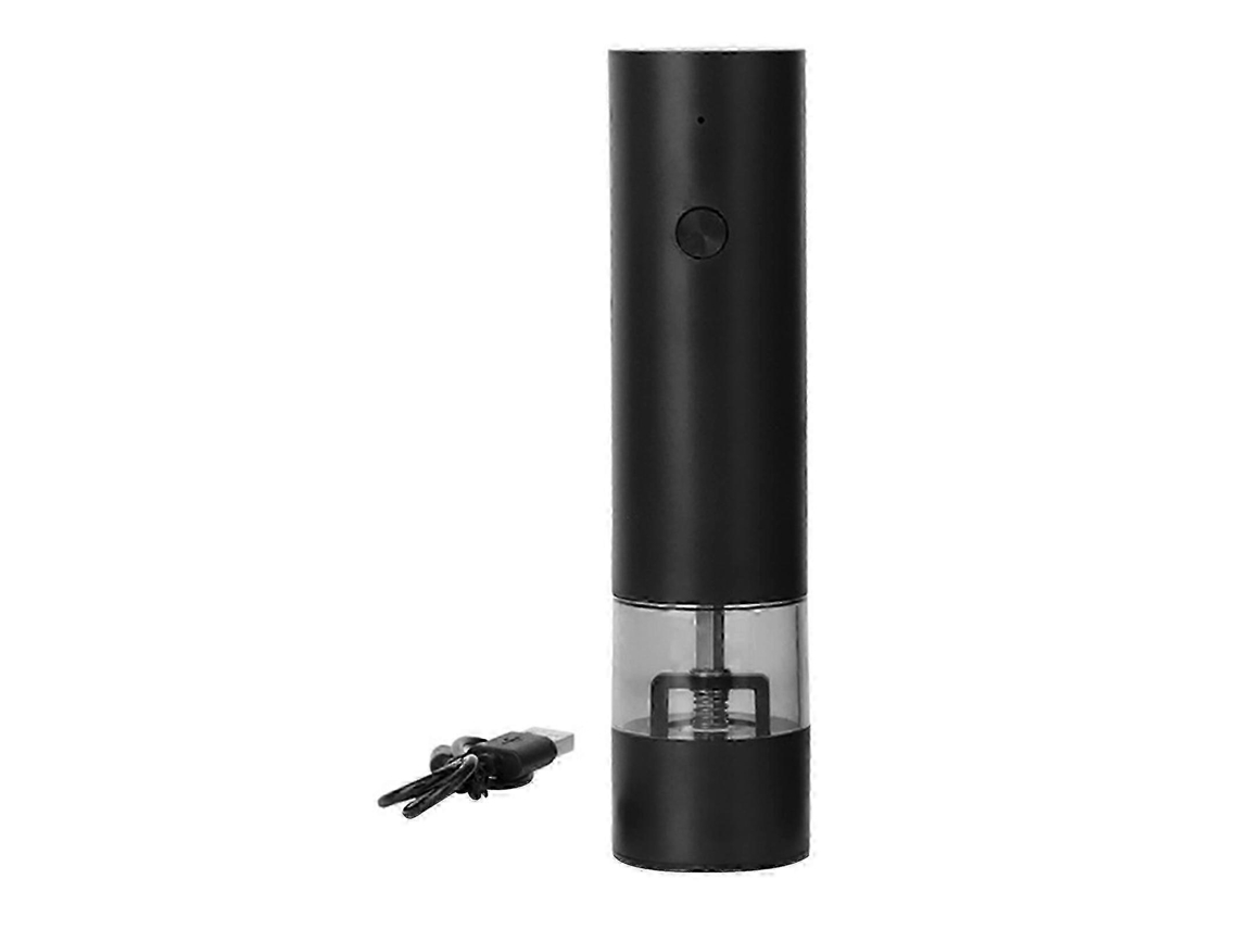Molinillo eléctrico de sal y pimienta Rosewell, recargable mediante USB, con ajuste de molienda.