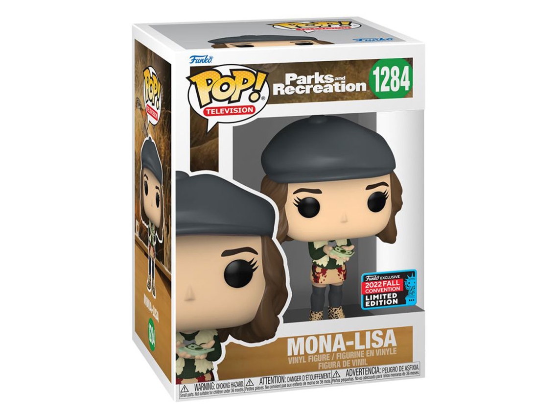 Funko Parques y Recreación Mona Lisa Saperstein Nycc 2022 Pop! PARQUES Y RECREACIÓN Vinilo