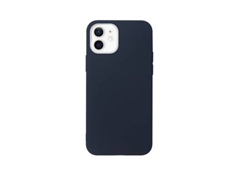 Funda para iPhone 12/12 Mini MYWAY Piel Sintética Textura Suave Azul