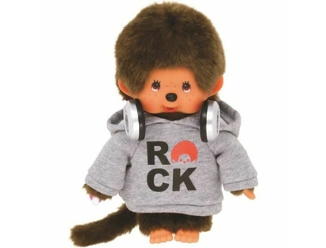Peluche BANDAI Monchhichi Rock 20 cm (Tam.: 20 cm)