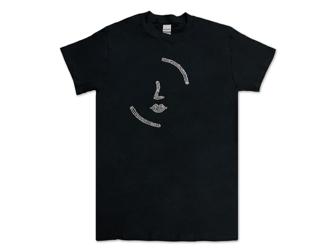 Automatic Face Logo (bedazzled) T-shirt Rockinstone Unisex Adults Best Sellers Size:l