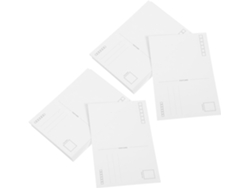120 Postales Blancas En Blanco, De Cartulina, Para Proyectos Artísticos E Invitaciones.