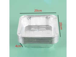 Bandeja de Papel Alumínio para Air Fryer 20Cm30 Un 