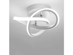 Lámpara De Techo Inteligente Moderna Con Led Blancos, 22w, Color Negro, Decoración Para Videojuegos