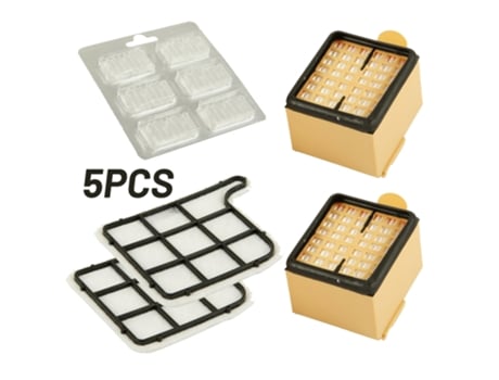 Kit de filtro de bolsa de carbono para aspiradora Vorwerk Kobold Vk 135 136 Sc, piezas de aspiradora limpiadora limpiamoquetas, reemplazo para limp...