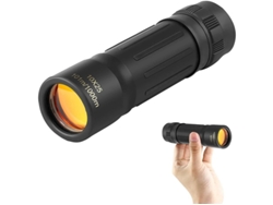 Telescopio monocular 10x25 compacto y ligero para observación de aves, caza, acampada y viajes Yizhood (negro)