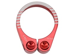 Clamp Para Cano De Assento De Bicicleta Alumínio Ajustável Com Liberação Rápida 34.9mm Vermelho Para Bicicleta De Montanha E Estrada