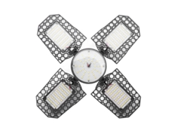 2026-lámpara De Techo Led Para Garaje Plegable 4 Hojas 100w Alto Brillo Ahorro Energético E27 85-265v