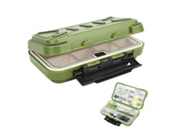 Danu26-caja De Equipo De Pesca Impermeable Abs Organizador De Anzuelos Y Cebos Portátil Contenedor Verde