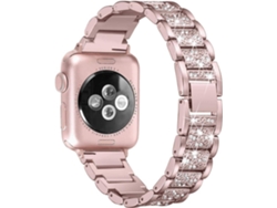 Correa Apple Watch 42 mm WJS Metal Rosa
