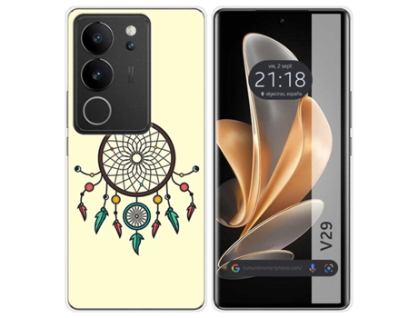 Funda Diseño Atrapasueños para Vivo V29 5G TUMUNDOSMARTPHONE Silicona Multicolor