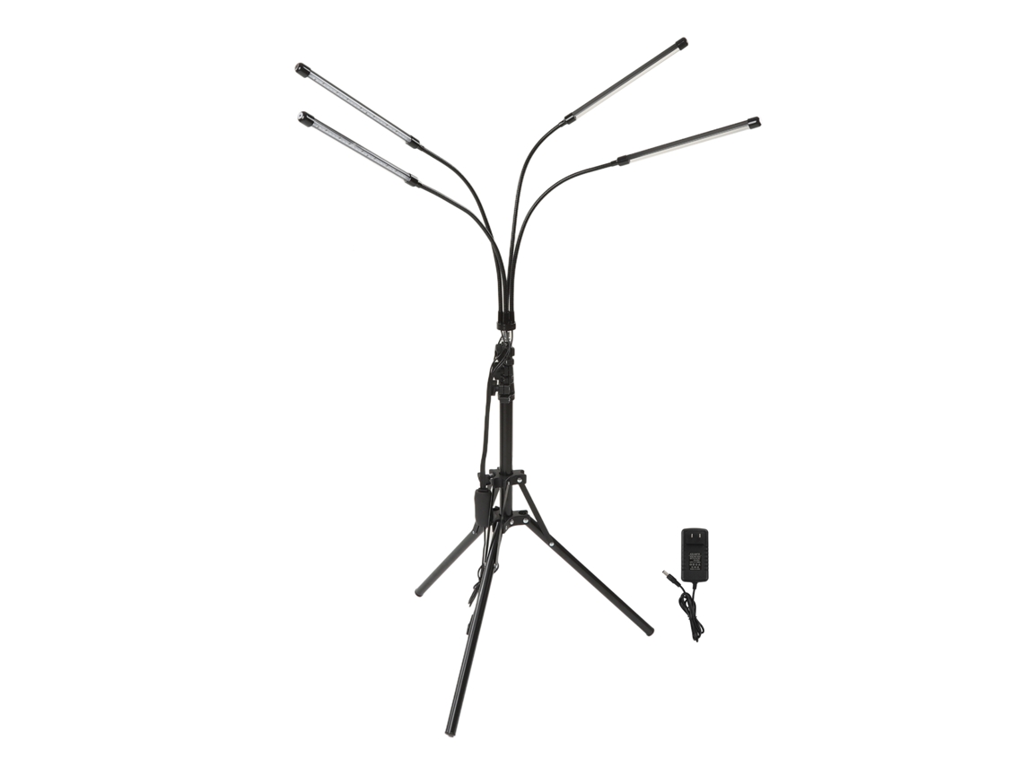 2026-lámpara De Terapia Infrarroja 660nm 850nm Con Soporte Ajustable Para Alivio De Dolores Y Dolores Musculares 4 Cabezas Plug Us 100‑240v
