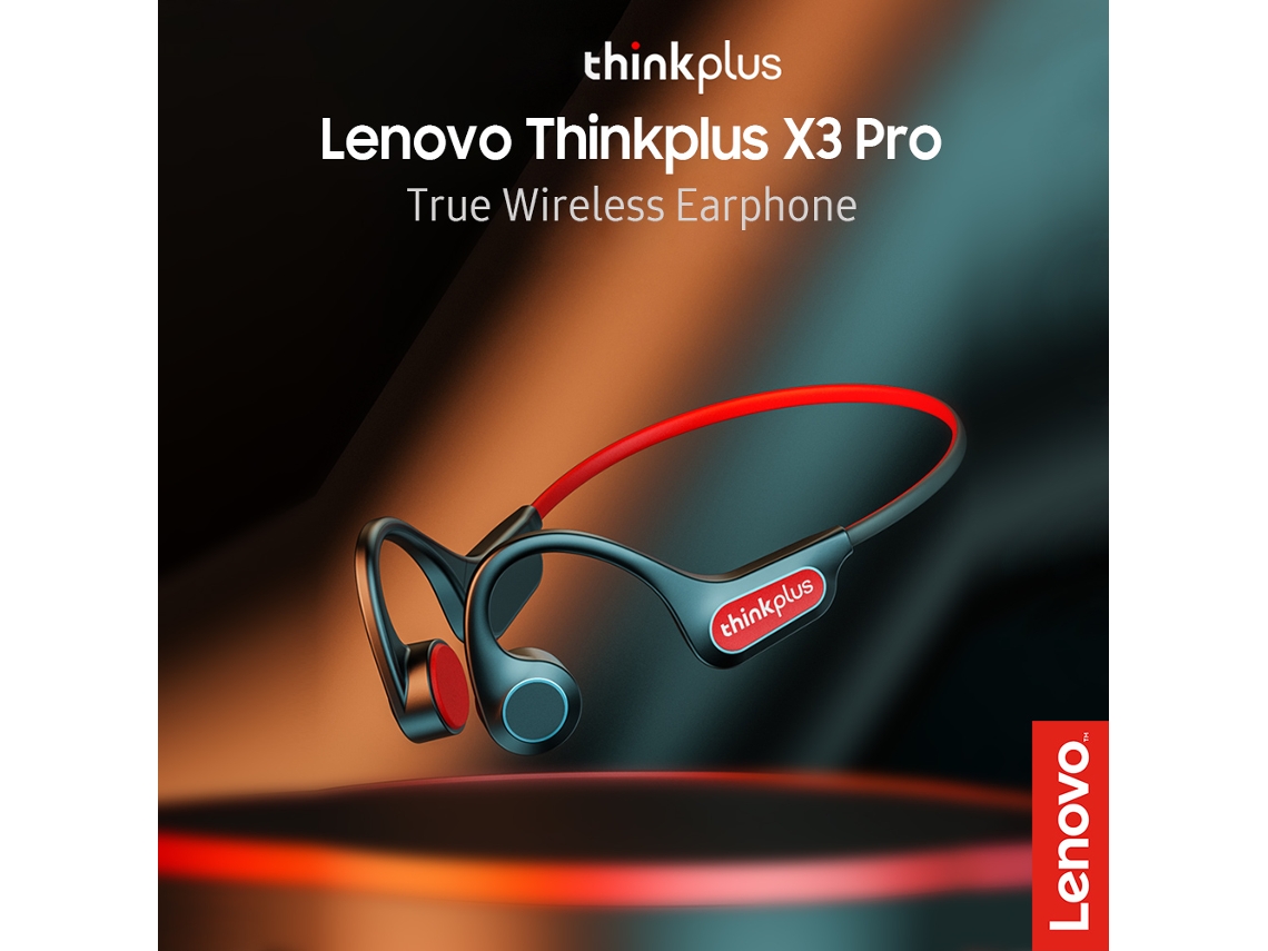 Auriculares Lenovo X3 Pro Con Bluetooth 5.3 De Conducción Ósea, Resistentes Al Sudor Y Con Micrófono.