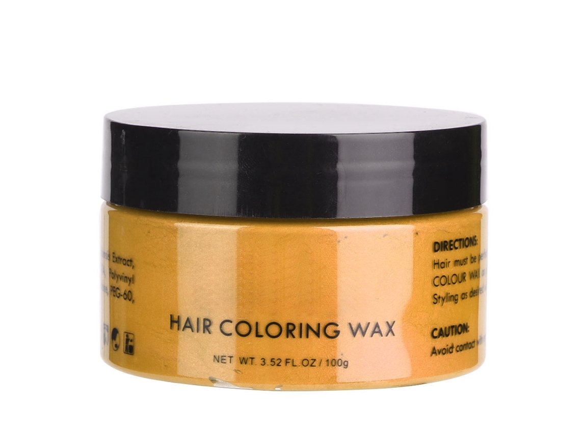 Crema Modeling De Arcilla De Coloración Capilar Desechable Para Estilo Natural Cabello Lujo Oro