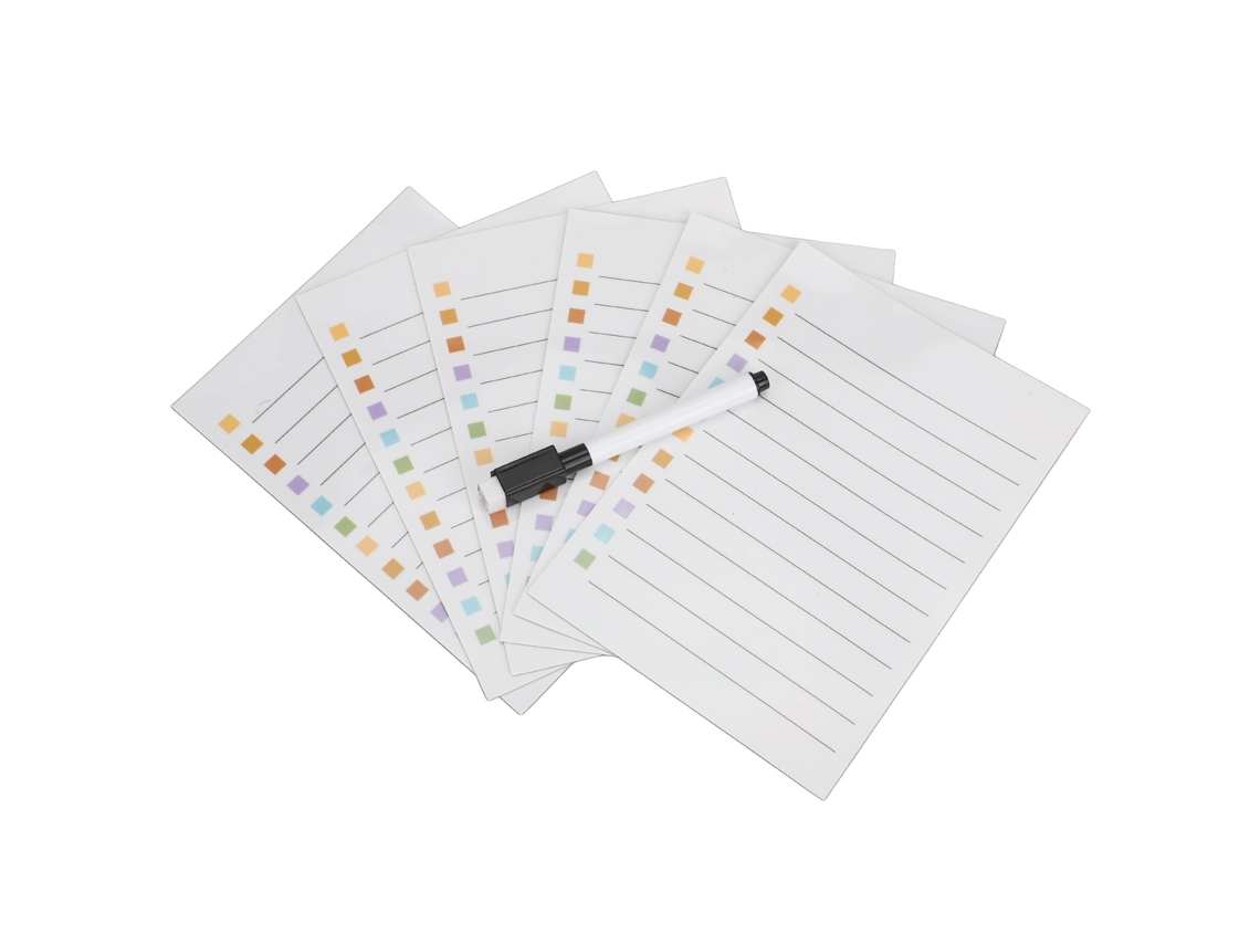 Etiqueta Adhesiva Reutilizable Y Lavable Para Pizarra Blanca, Ideal Para Tareas Y Planificación Diaria.
