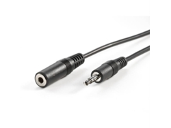 Cable VALUE (Jack 3.5 mm - 5m - Negro)