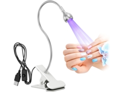 Lámpara Uv 3w Cola, Usb Con Clip E Interruptor, Negra