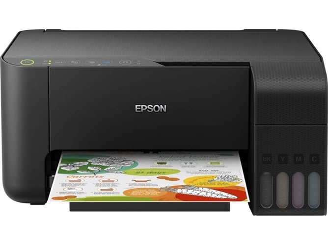 Impresora EPSON EcoTank ET-2710 (Multifunción - Inyección de Tinta - Wi-Fi)