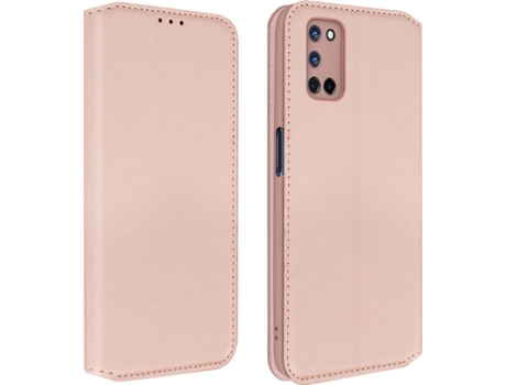 Funda Oppo A72/A52 AVIZAR Libro Billetera Rosa Dorado