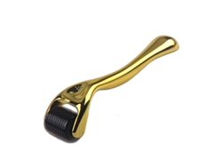 Rolo De Microagulhas Em Liga De 540 Titânio Para Reparo Facial 3.0 Mm Dourado