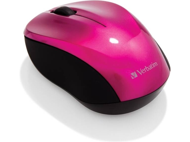 Ratón VERBATIM Go Nano (Inalámbrico - Casual - 1000 dpi - Rosa)