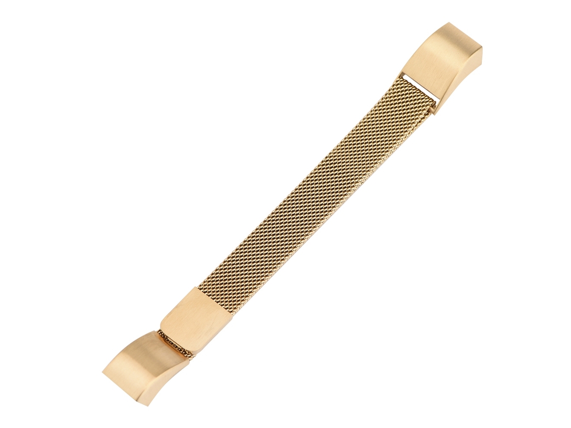 Correa de repuesto con cierre magnético y correa metálica de colores para Fitbit Alta Gold