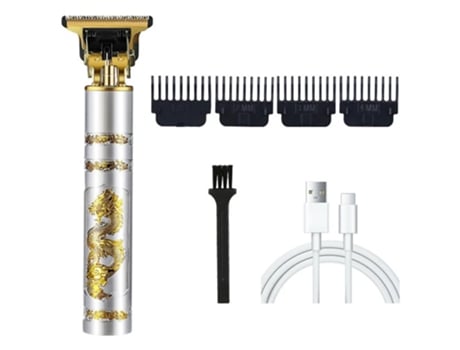 Cortadora de cabello eléctrica profesional para hombres cortadora de cabello para barba con hoja en T cortadora inalámbrica y recargable
