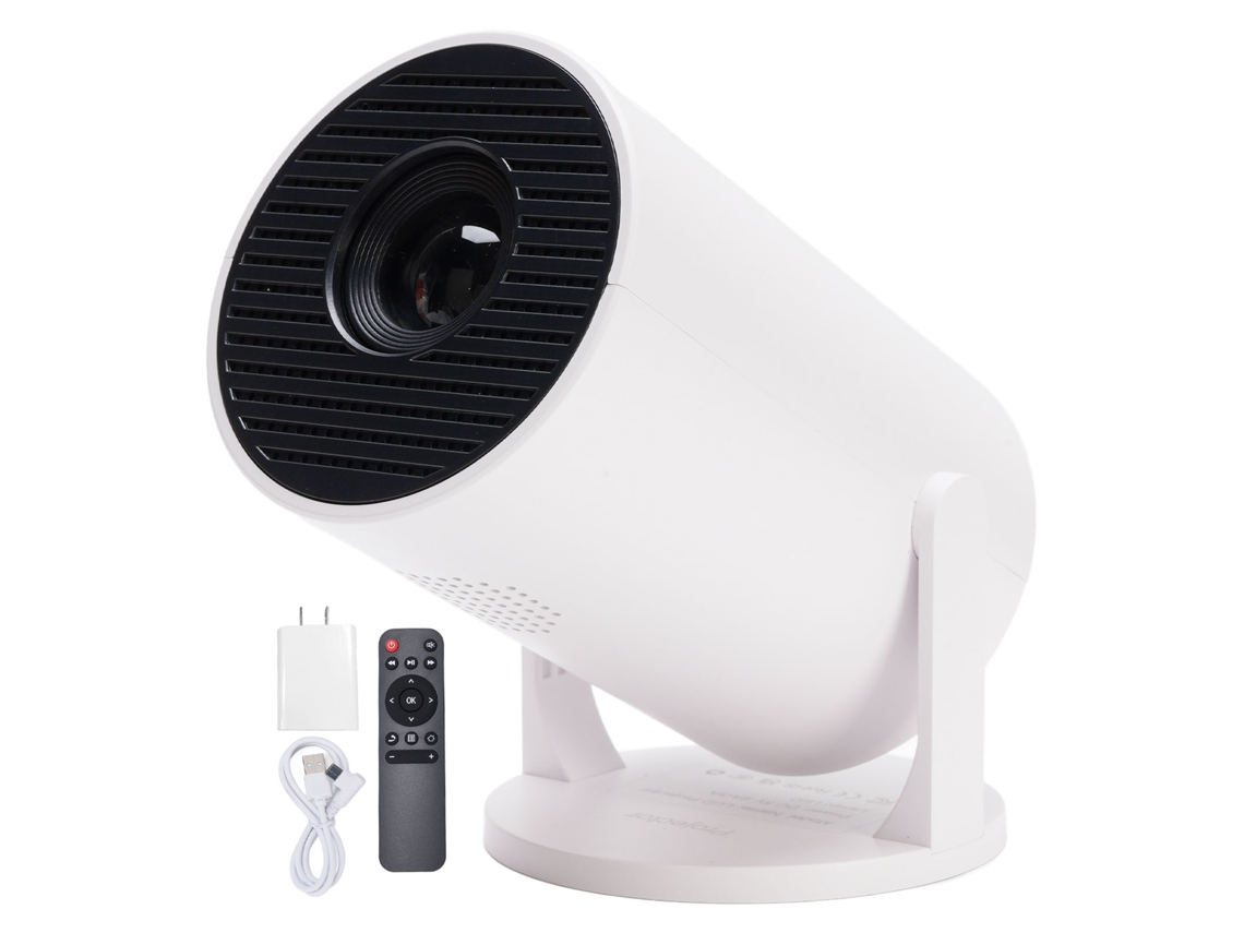 Proyector De Películas Portátil 1080p Con Wifi Bluetooth Y Corrección Automática De Keystone Para Exteriores Y Hogar