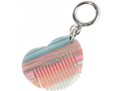 Elegante Peineta De Bolsillo En Forma De Corazón, Sujeta A Resistentes Anillas De Acetato Para Colgar.
