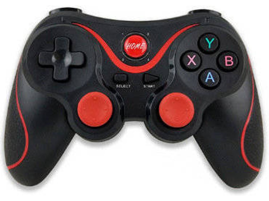 Controlador de juego T3/X3 para Ps3 Joystick inalámbrico Bluetooth 3,0 Android Gamepad Control remoto para juegos para Pc teléfono tableta 10 negro YIZHOOD