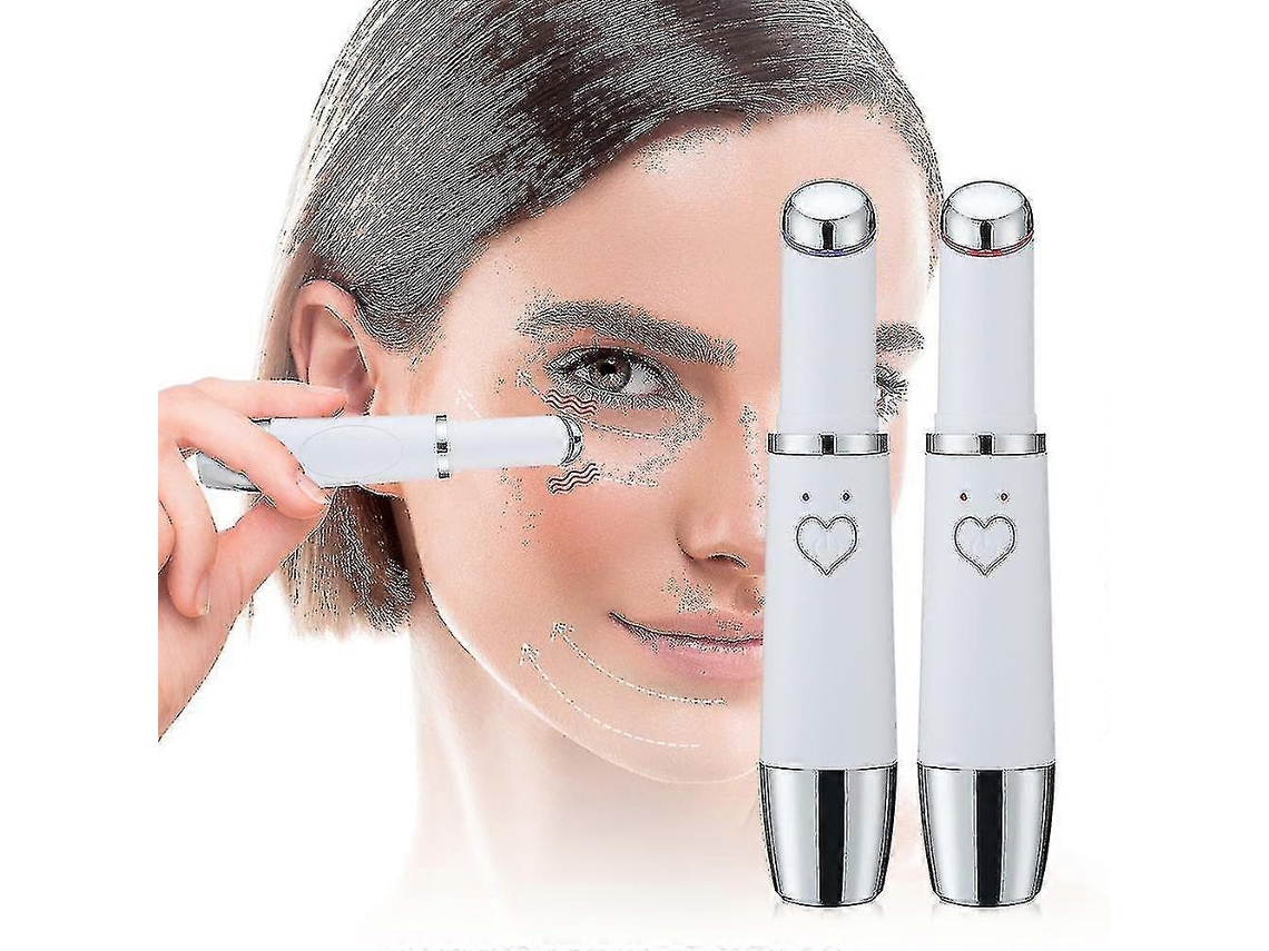 Masajeador de ojos tibio para ojos cansados, hinchados, con ojeras y bolsas debajo de los ojos.