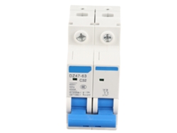Disyuntor Miniatura Dz47-63 2p 32a 220/380v Con Protección Contra Sobrecarga/cortocircuito