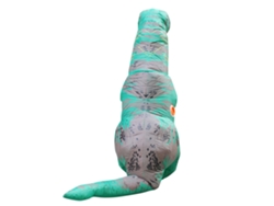 Disfraz inflable de dinosaurio con ventilador para Halloween