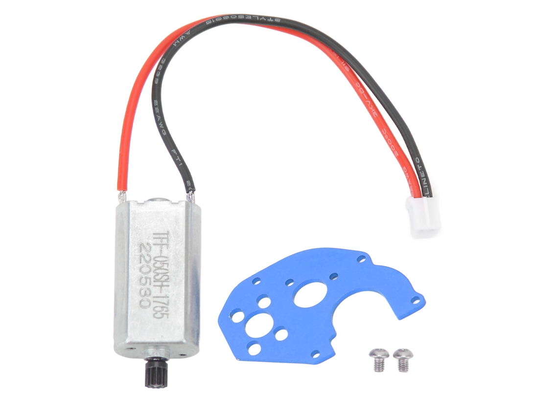 Mali motor de Escova Rc 050 66t com Suporte para Carro Rc Axial Scx24 Axi90081 Axi00001 Axi00002 1/24 Peças de Upgrade Azul