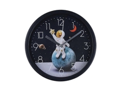 Reloj de pared GOKOCO con diseño de dibujos animados, silencioso, para sala de estar.