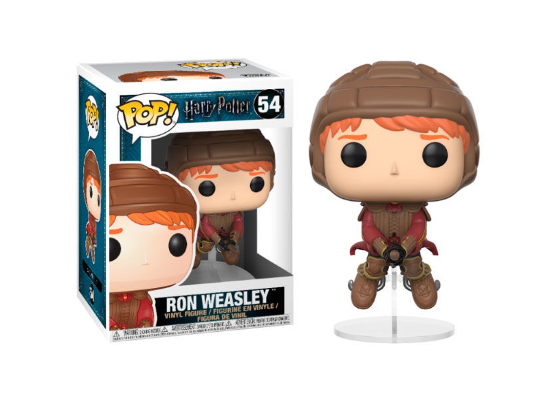 Figura Pop B.active de Ron en escoba de Harry Potter