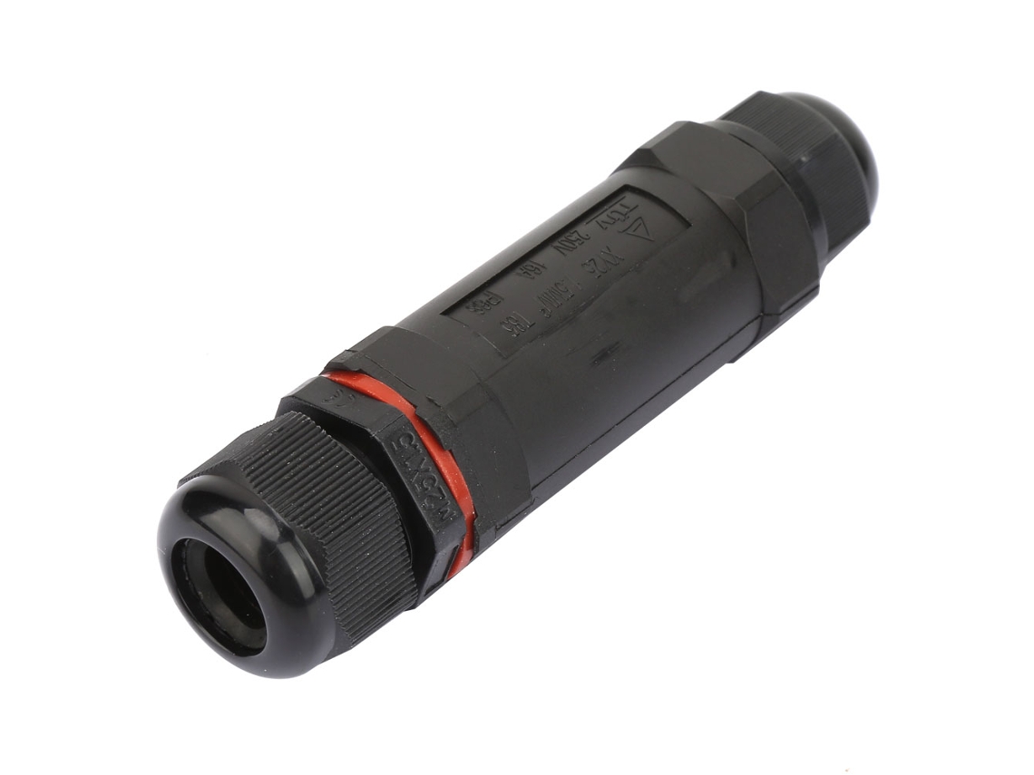 Conector impermeable de 5 pines 2026as-IP68 para cable eléctrico, caja de conexiones sellada resistente al fuego.