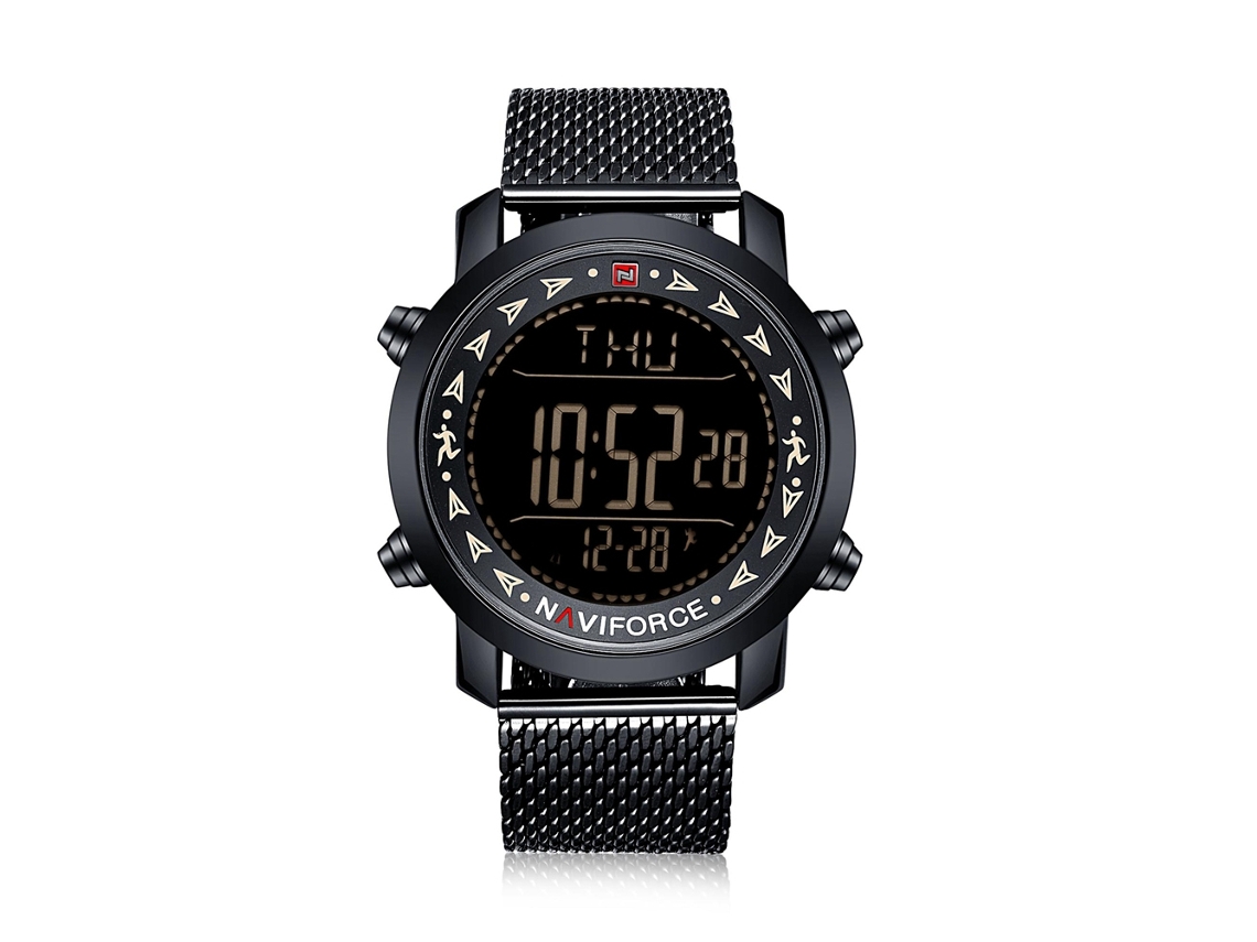 Reloj Electrónico De Cuarzo Para Hombre Con Correa De Acero Sport 3atm Impermeable