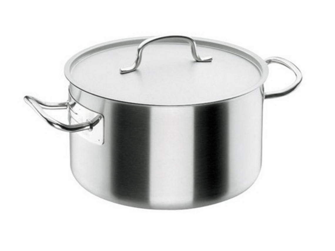 Sartén Esmalte LACOR (Acero Inoxidable-24cm)