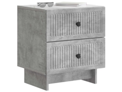 Maison Exclusive - Armario De Noche Con Cajón Gris Hormigón 43 X 34,5 X 47,5 Cm