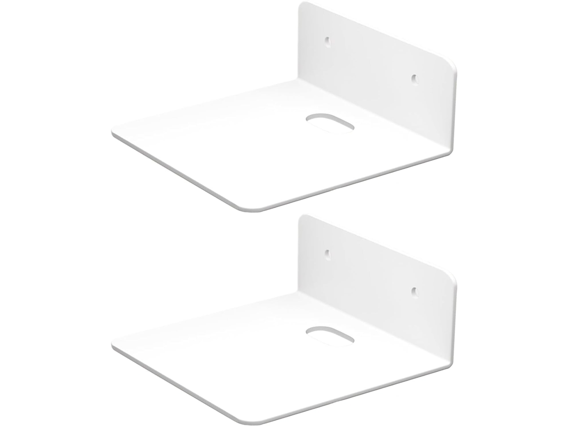 Pack de cámara de pared con 2 pequeños estantes flotantes adhesivos y organizador de pared antitorsión para Slowmoose