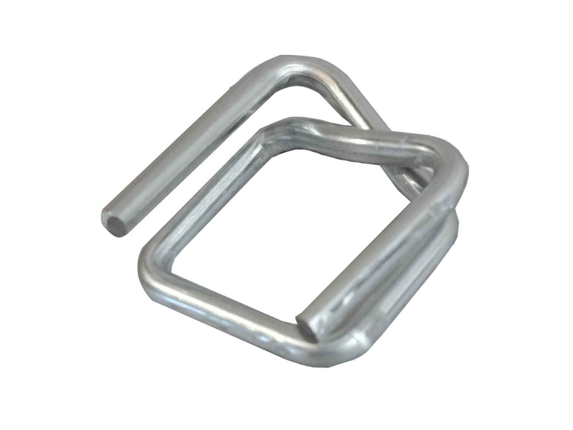 Juego De 250 Hebillas Para Fleje De 16 Mm - Calidad Profesional Bc - Hebillas Autoblocantes De Acero Galvanizado TECPLAST
